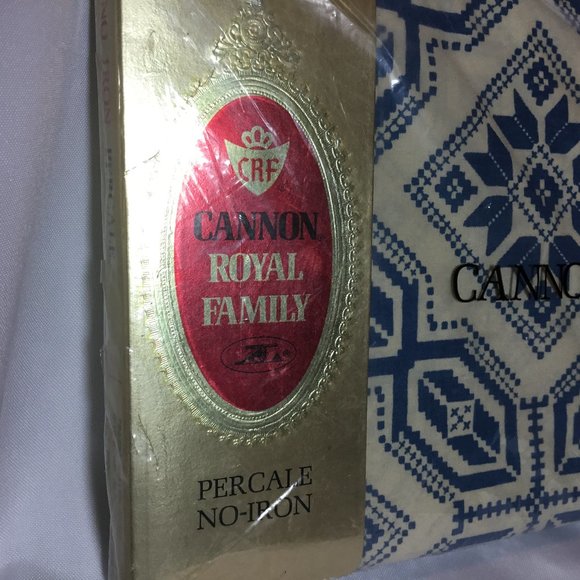 Cannon Royal Family Percale NOS Fitted Bottom Twin - Picture 2 of 8